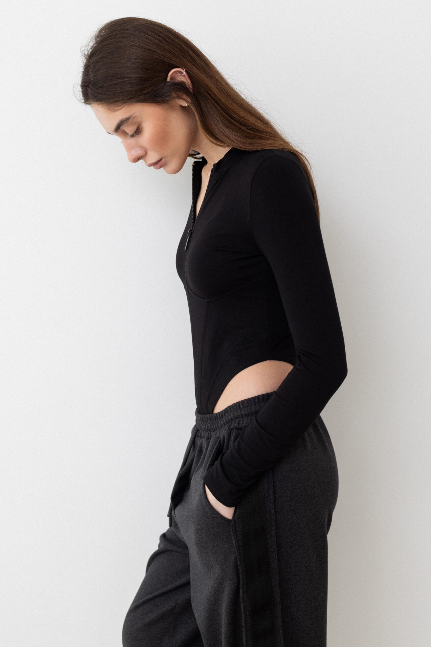 Боді ЛАЙНС Чорна, ХS