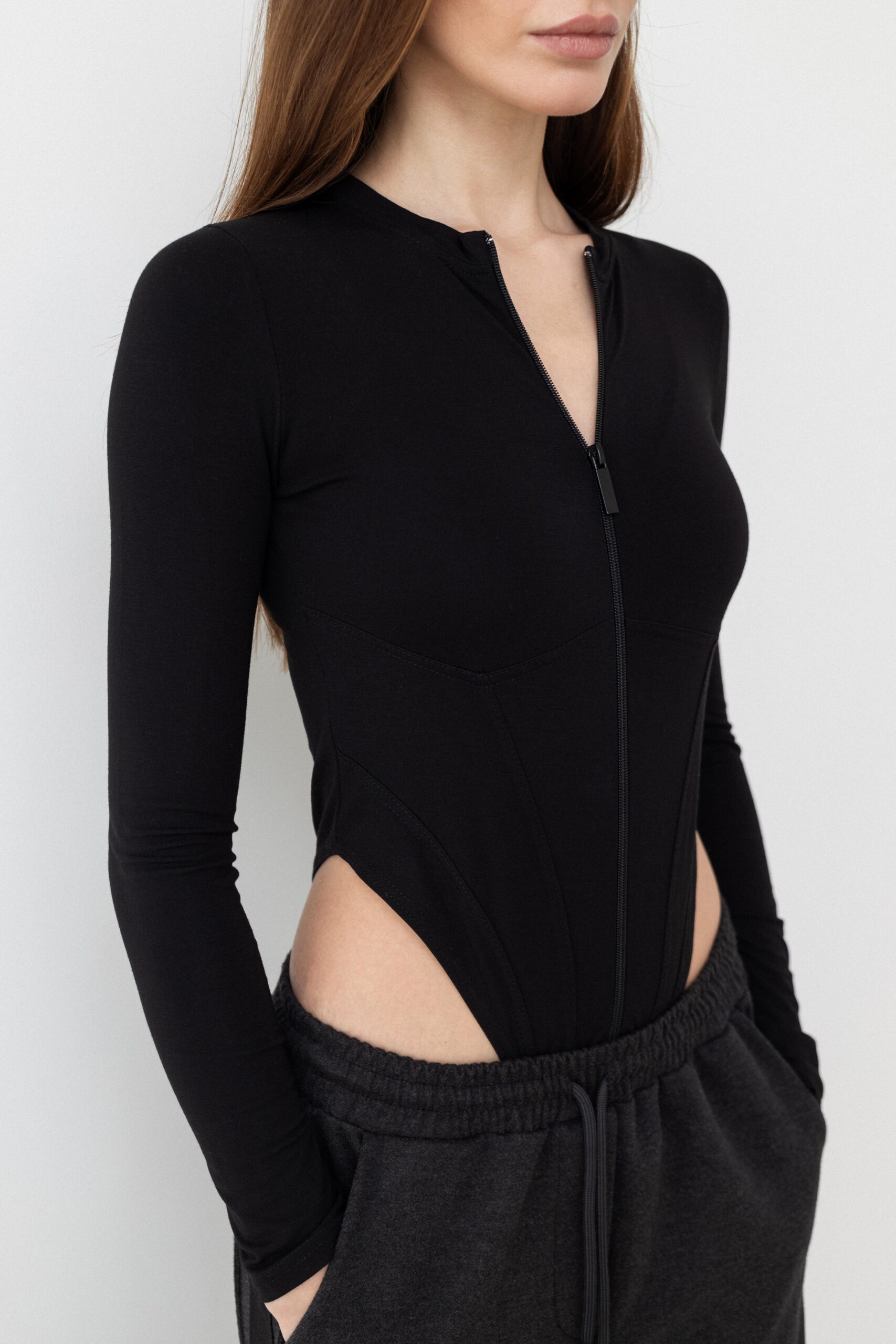 Боді ЛАЙНС Чорна, ХS