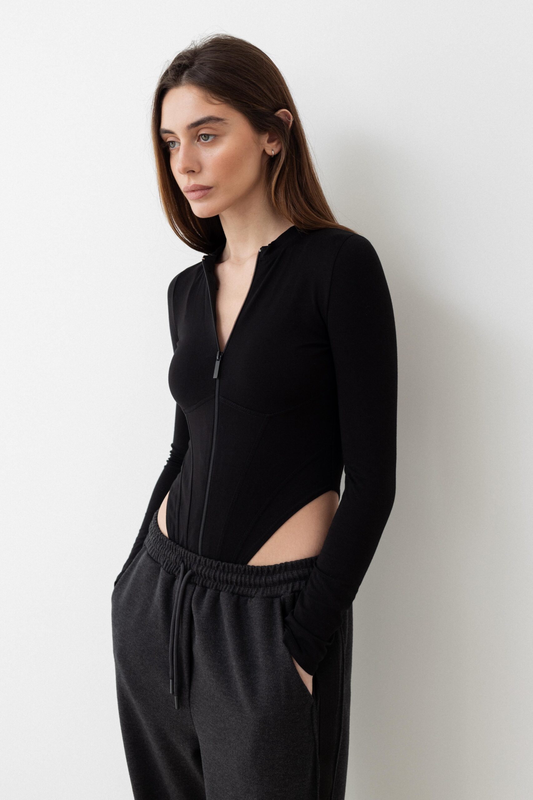 Боді ЛАЙНС Чорна, ХS