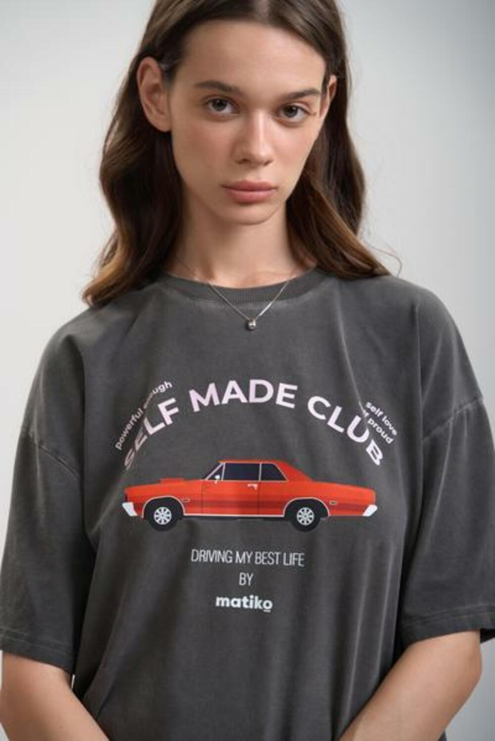 футболка DRIVING Графіт виварений, STD(Сандарт)