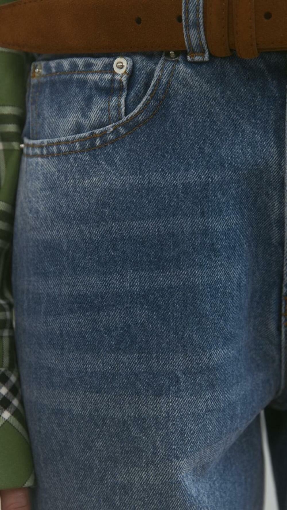 Джинси МОМ 2494 Сельві Синій денім, 40