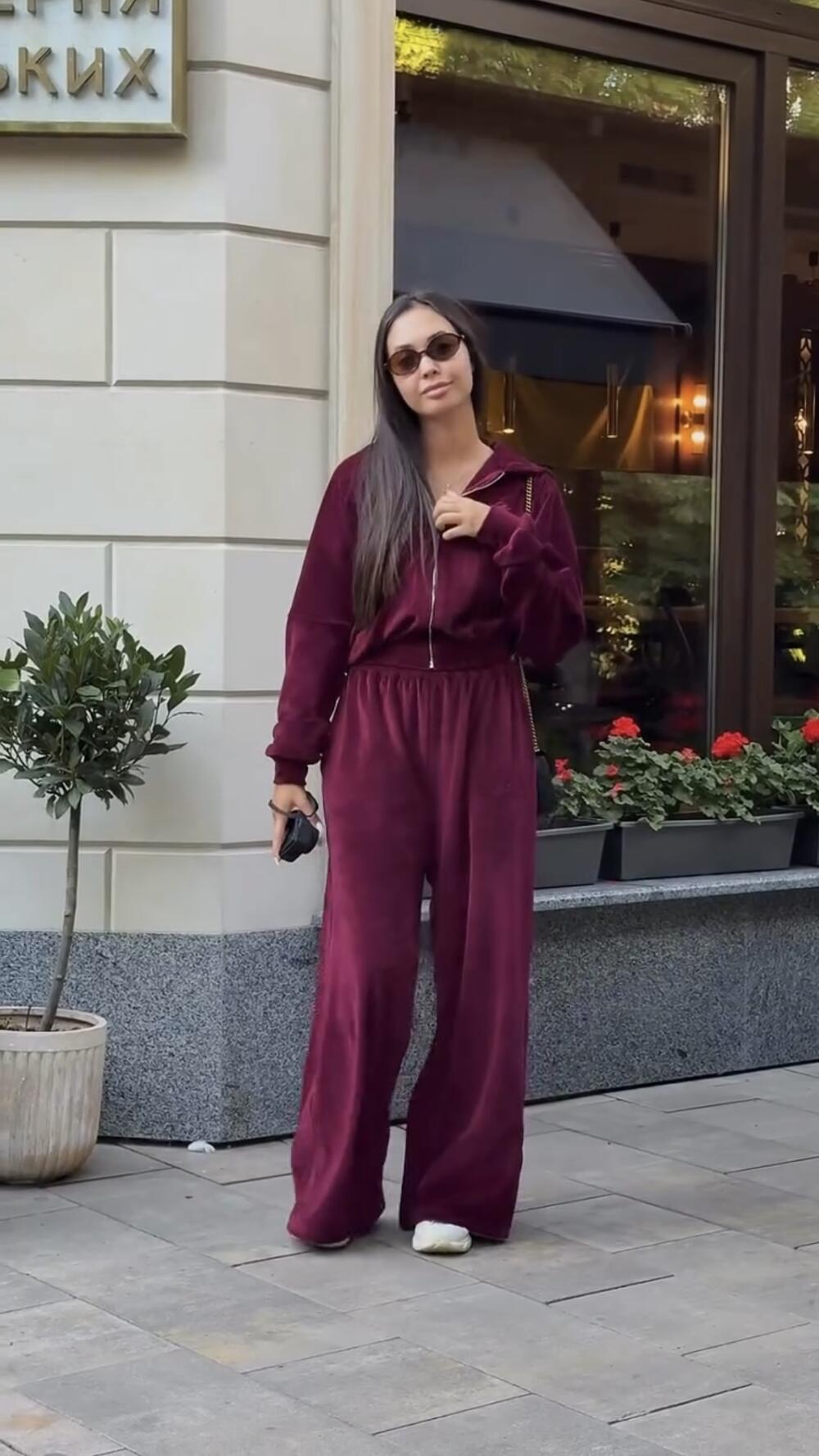 Спортивний костюм  MOA Бургунді, XS/S