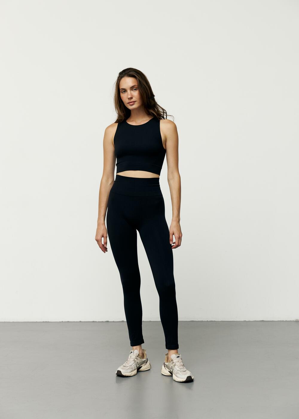 Лосини SPORT рубчик  made in Italy Чорний, M/L