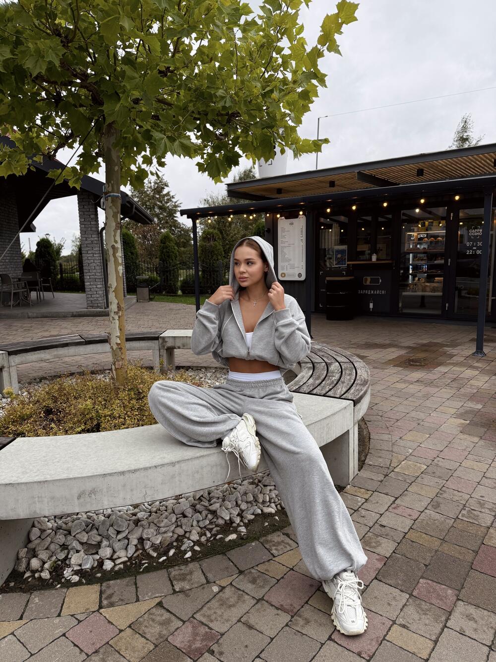 Костюм ШАРДОНЕ Сірий меланж, S