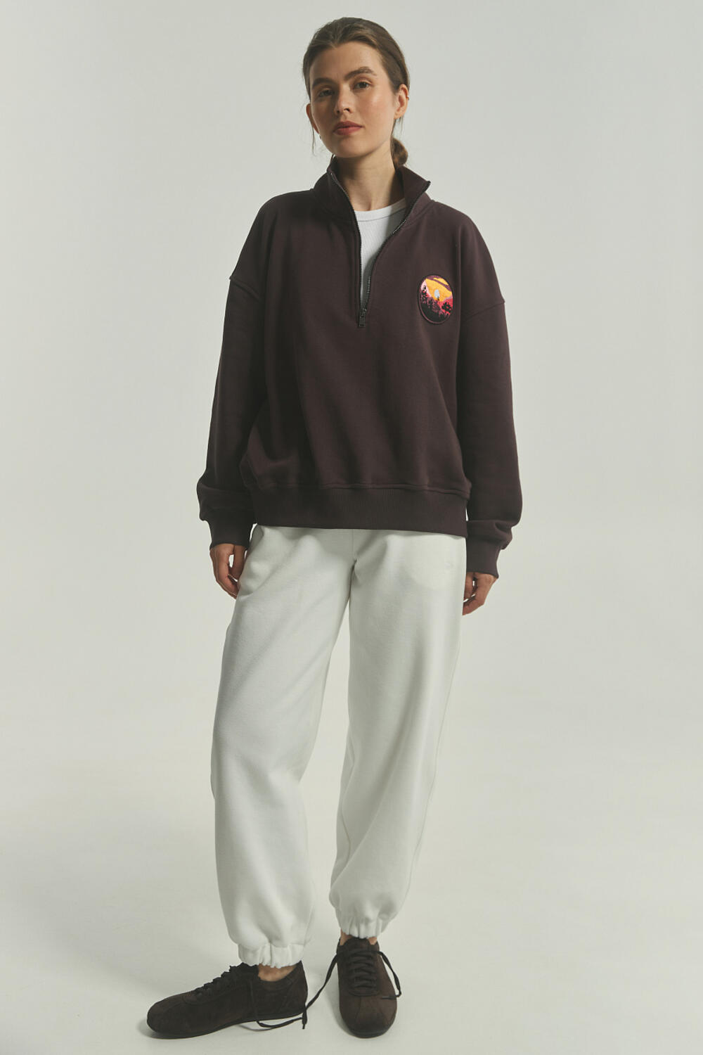 Світшот АЛЬПІС Шоколадний, M