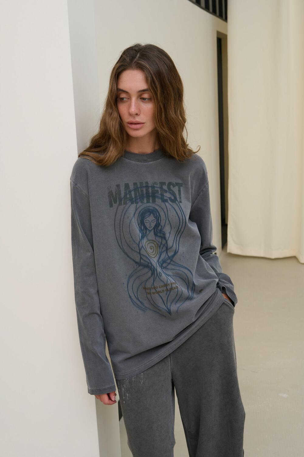 Лонг з вареної бавовни Manifest 