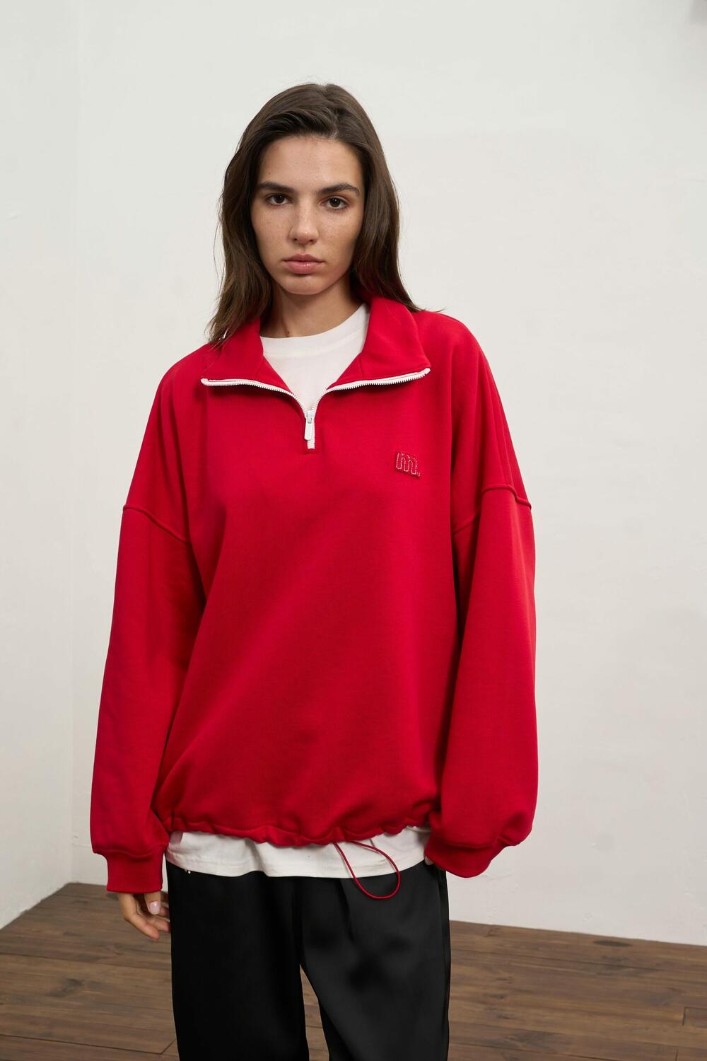 Світшот об'ємний з бавовни Beat 