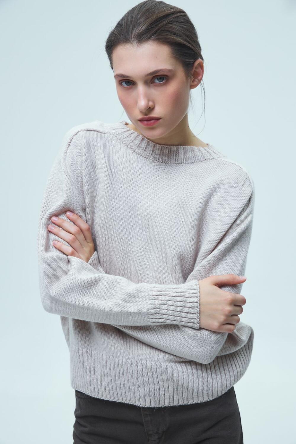 Светр РЕВАРІ Кремовий, M