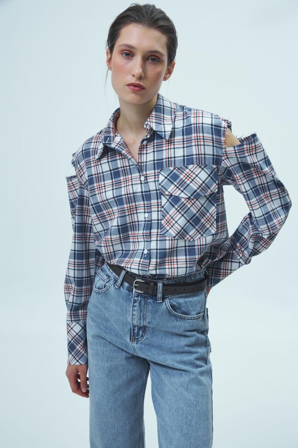 Сорочка ДРЕЙМ Блакитний, S