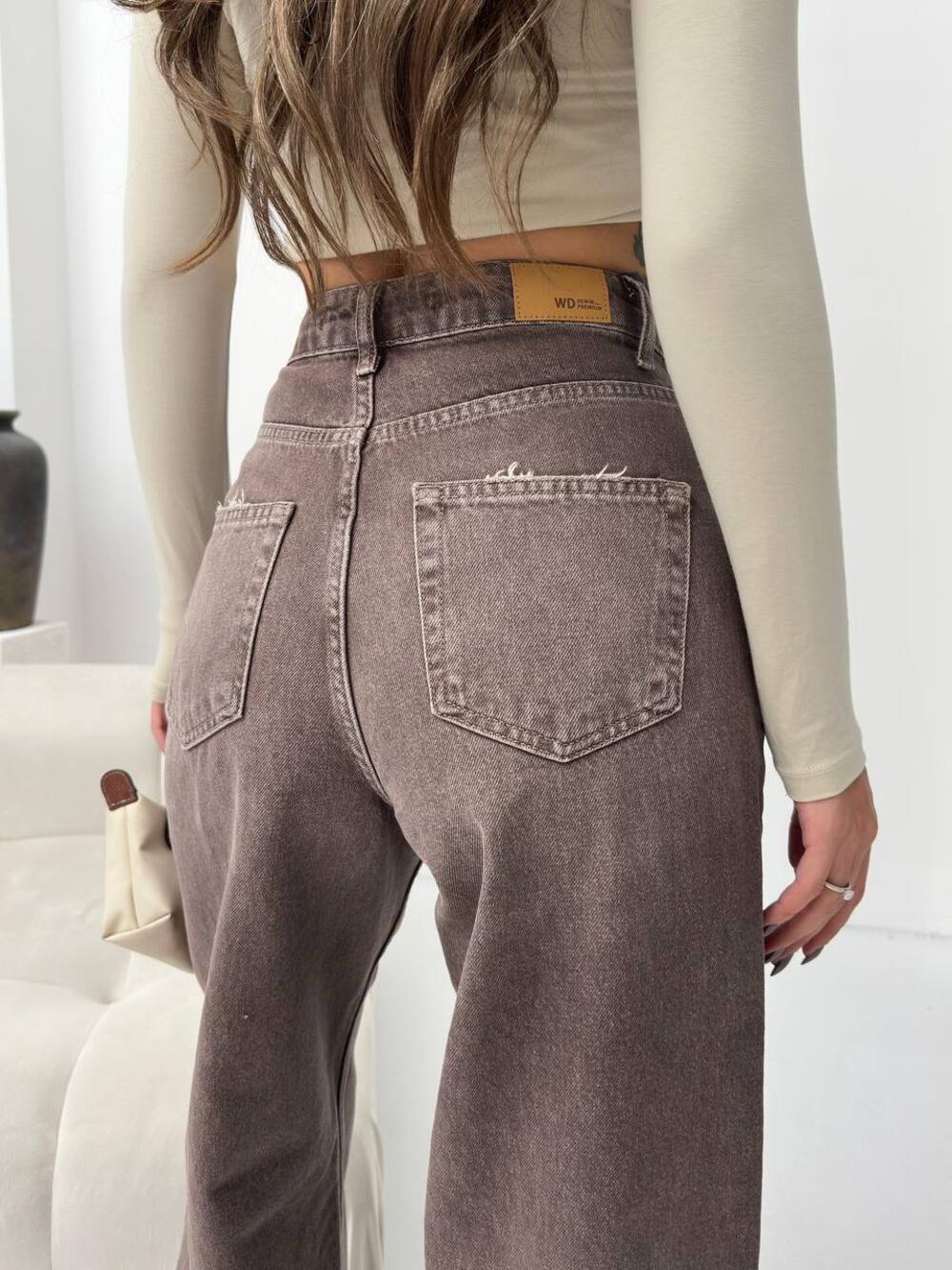 Джинси 2012-1536 WIDE LEG Шоколадний, 36