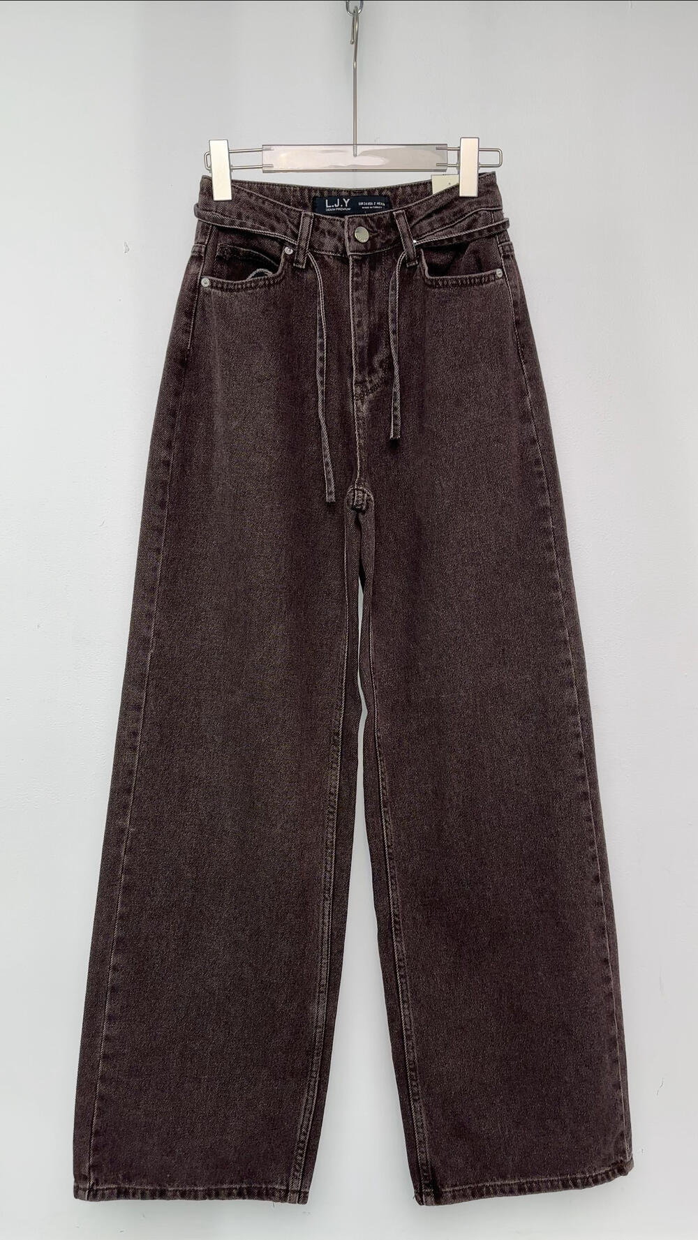 Джинси 2012-1532 WIDE LEG Шоколадний, 34