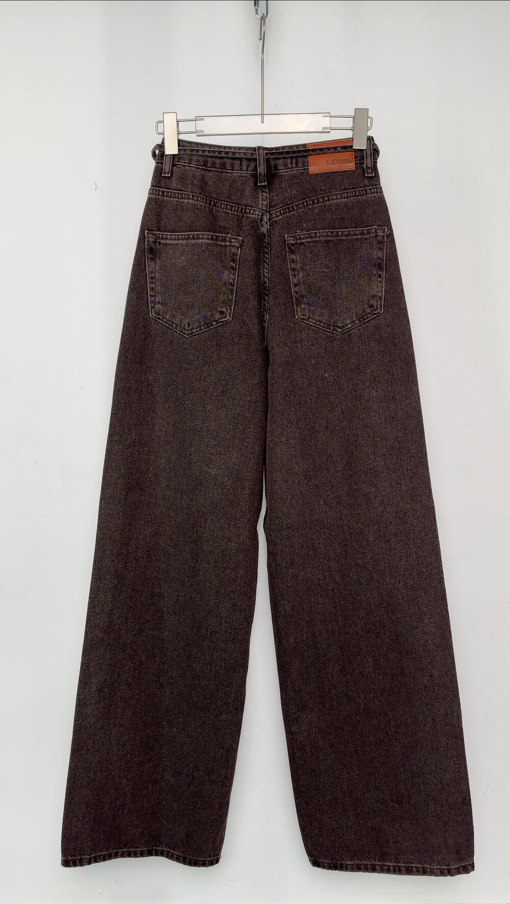 Джинси 2012-1532 WIDE LEG Шоколадний, 38