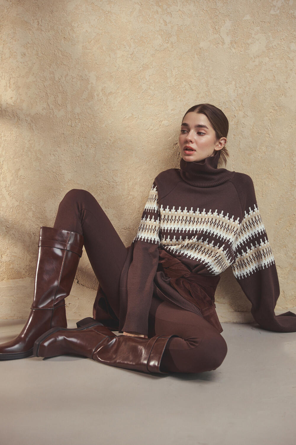 Светр РІАМІР Шоколадний, M/L