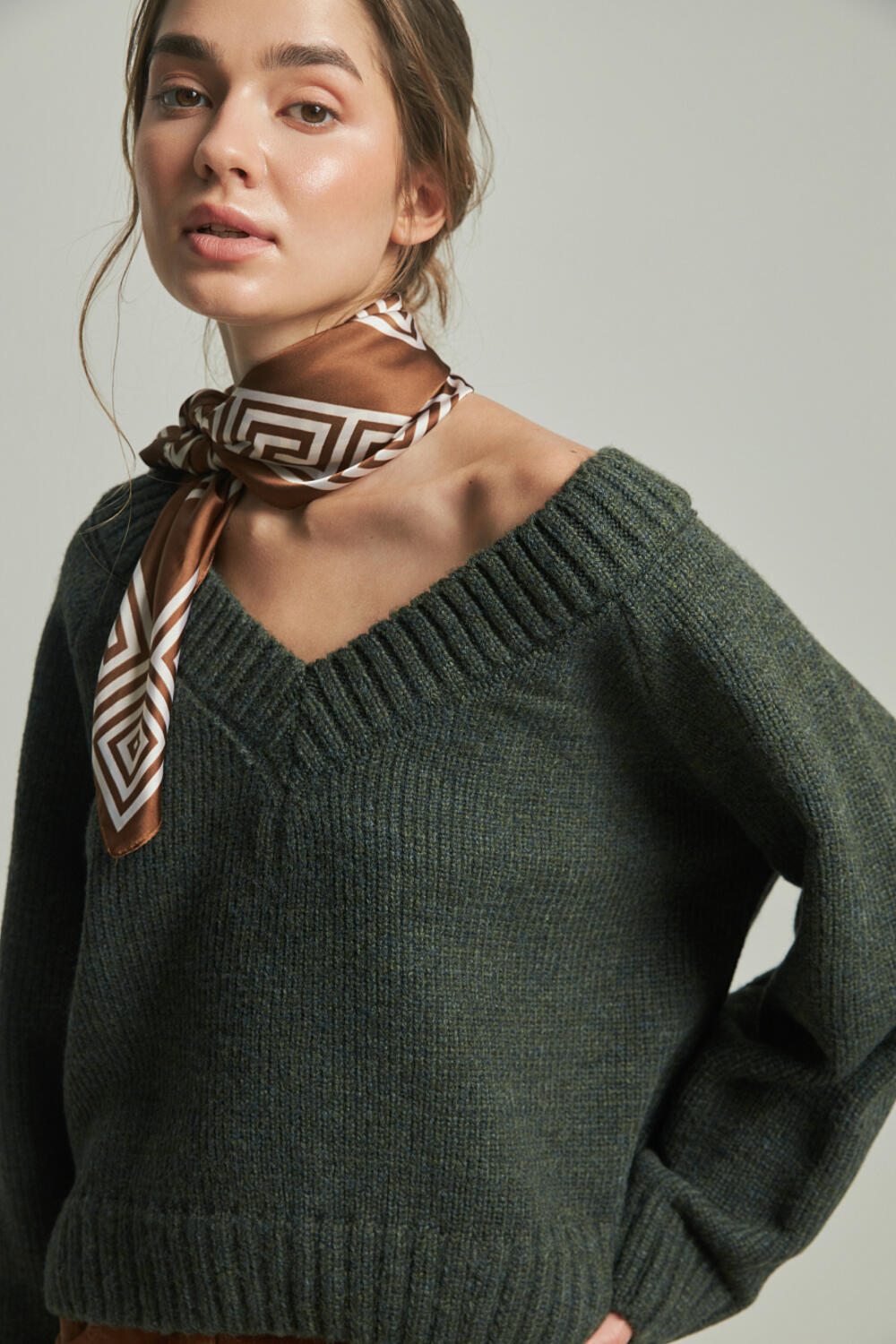 Джемпер АЛЬТЕРО Зелений, M/L