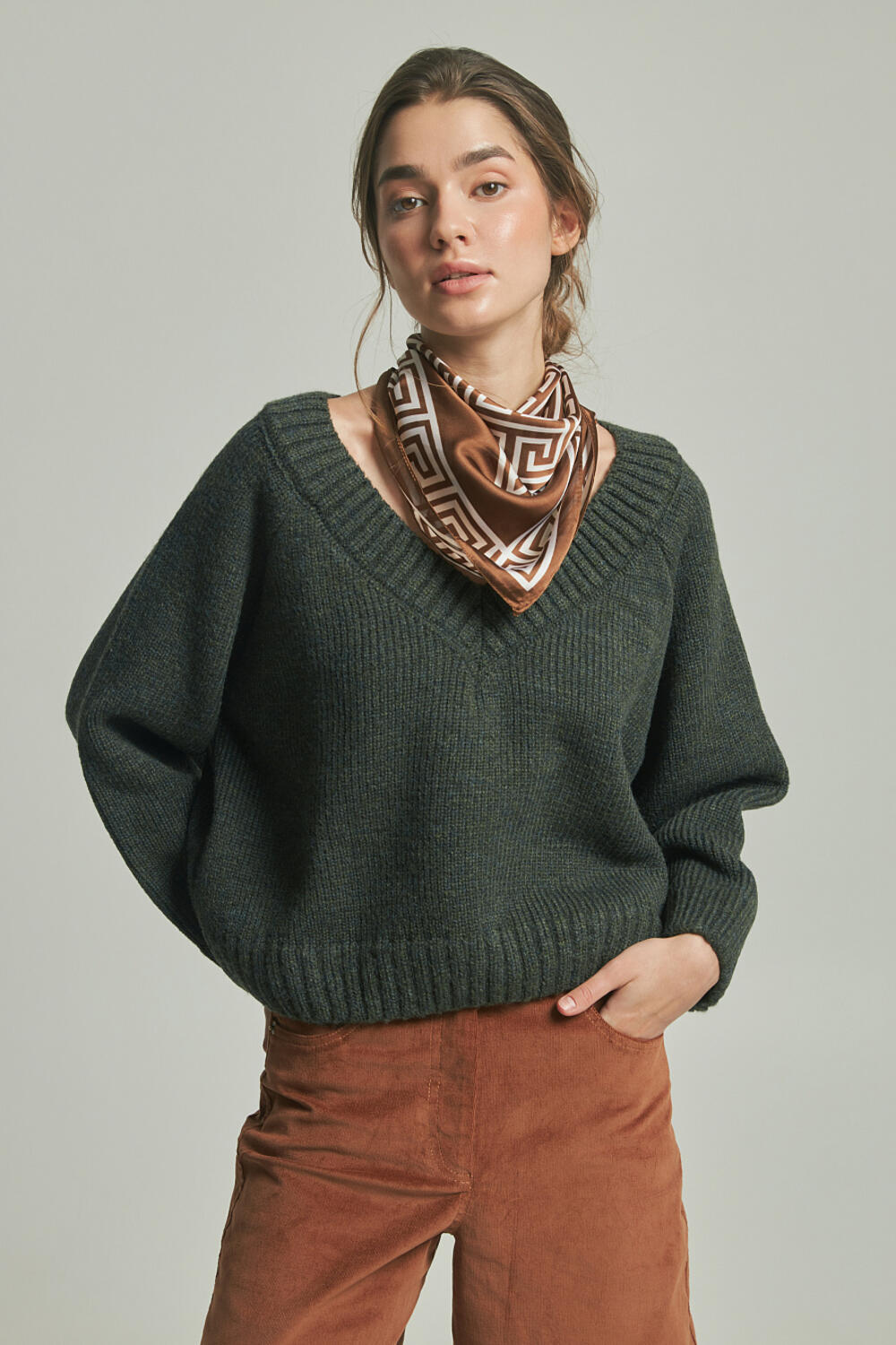 Джемпер АЛЬТЕРО Зелений, M/L