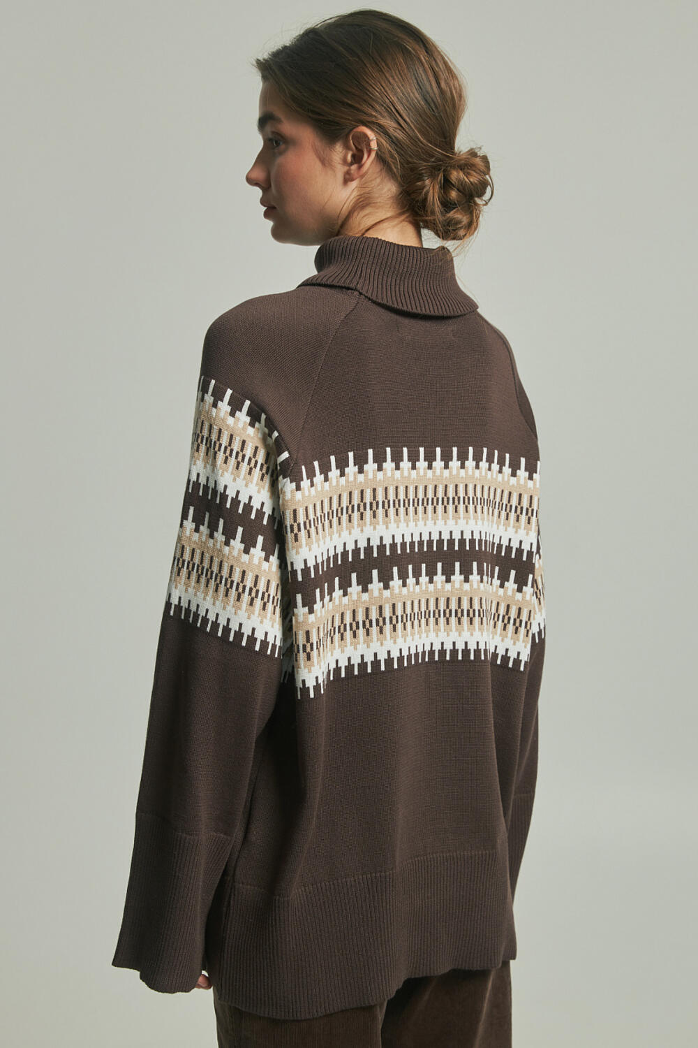 Светр РІАМІР Шоколадний, M/L