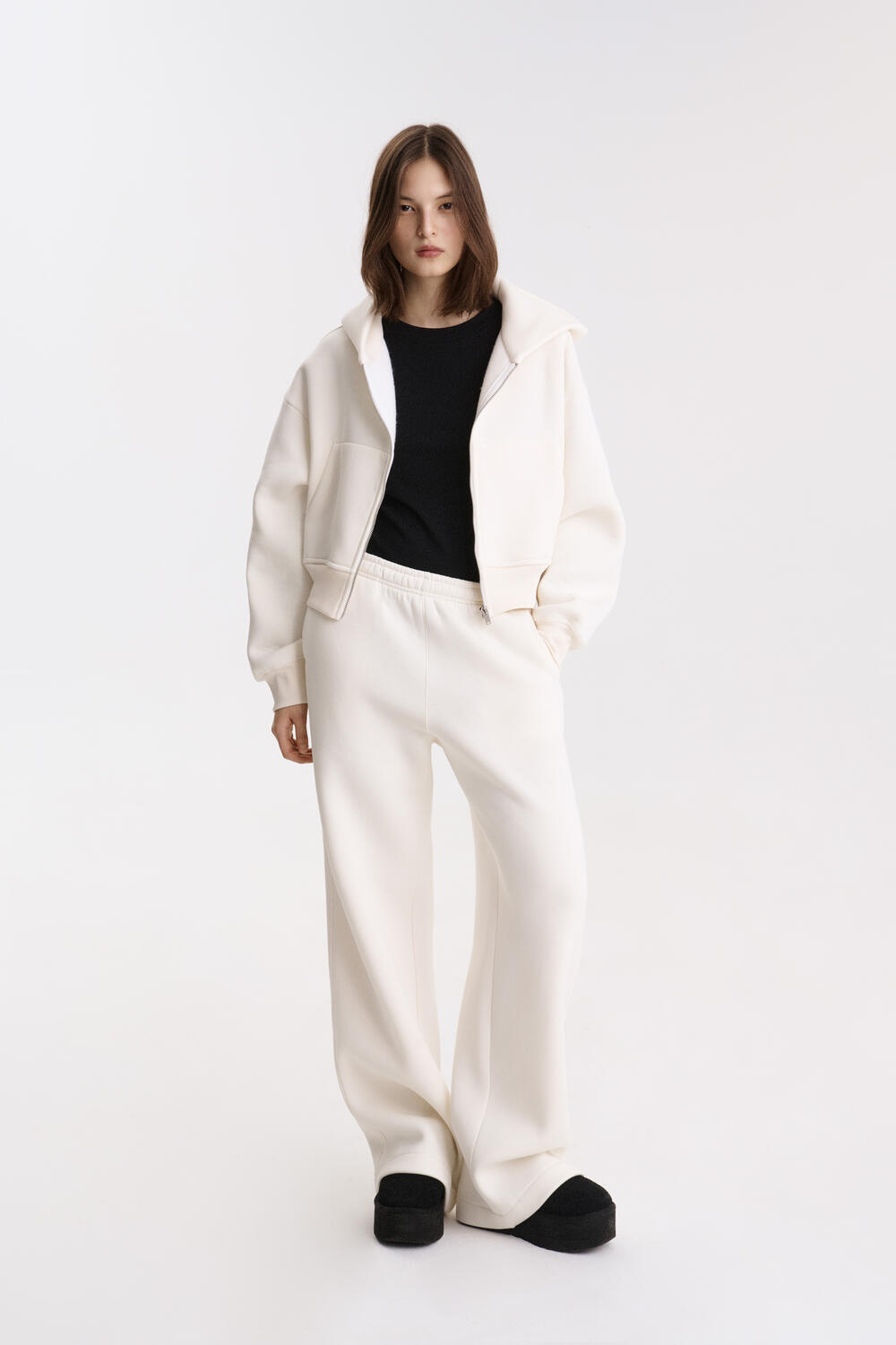 Костюм  ПРЕМІЯ+ЛУКАС (фліс) Молочний, S