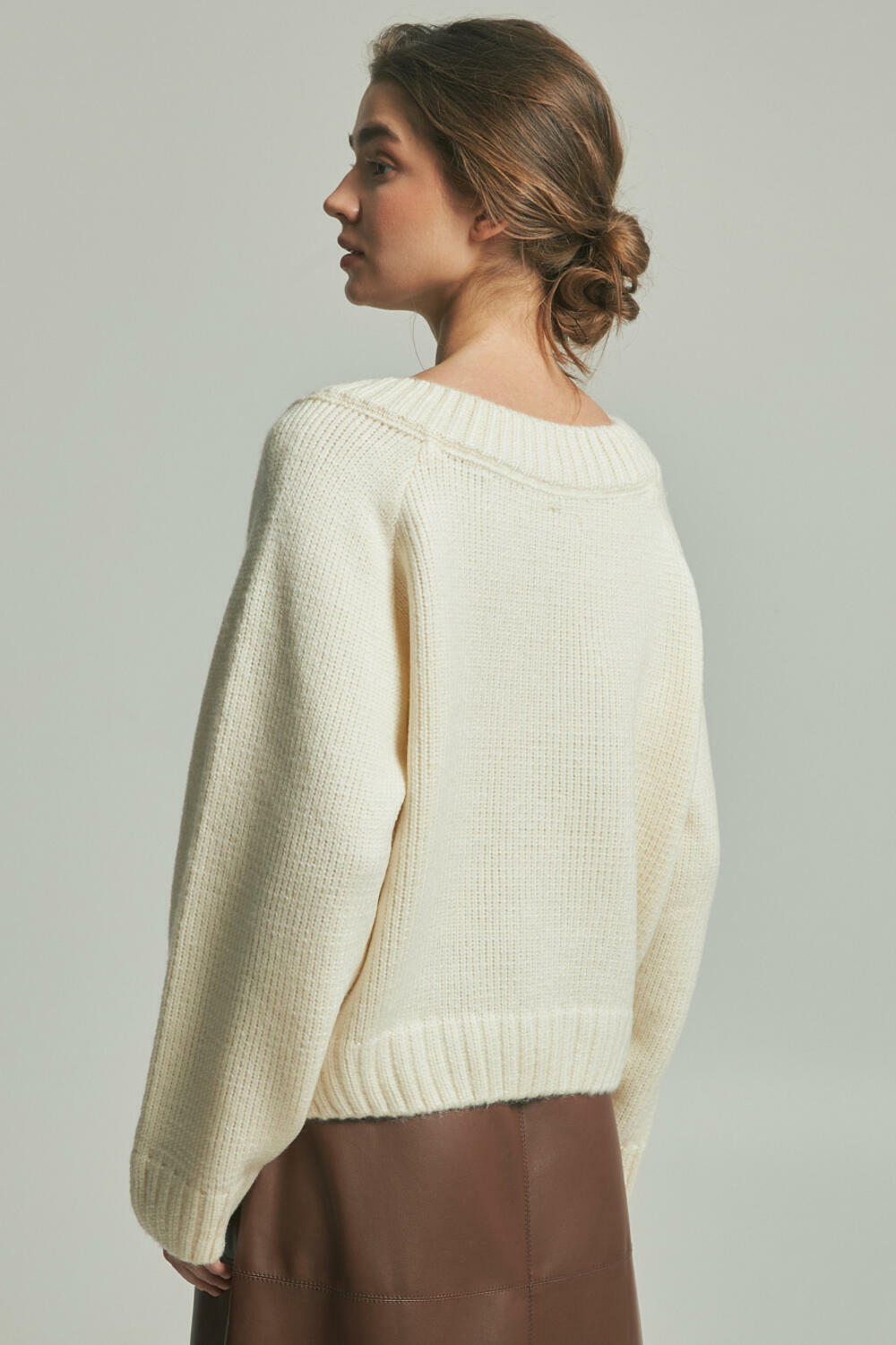 Джемпер АЛЬТЕРО Молочний, M/L