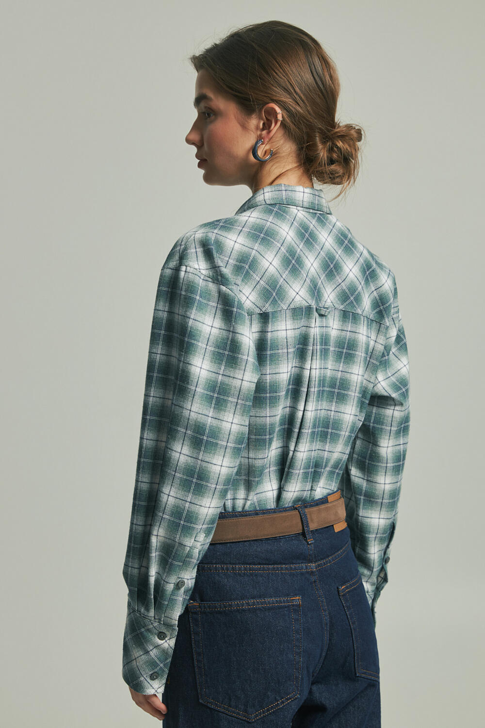 Сорочка ВЕРМЕЙ Зелений, ХS