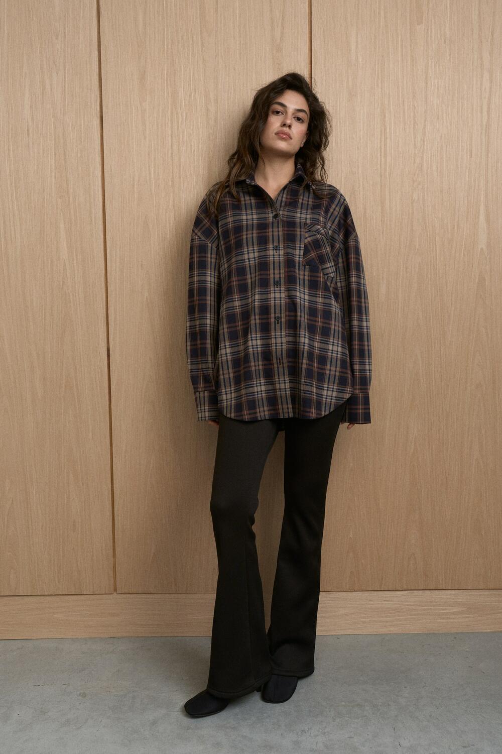 Штани-кльош в рубчик з утепленям Rhythm 