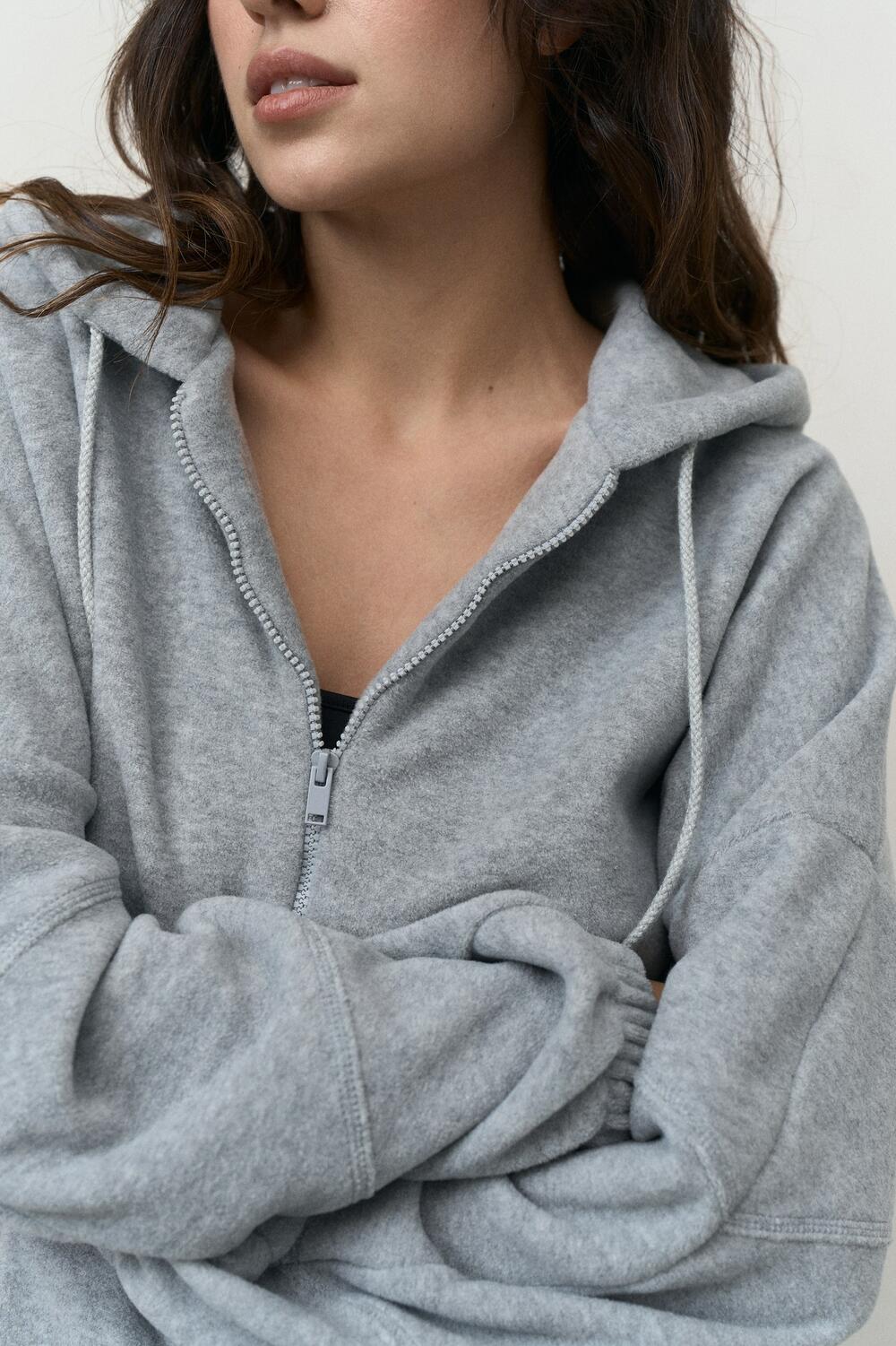 Флісовий костюм Hug Сірий меланж, ХS