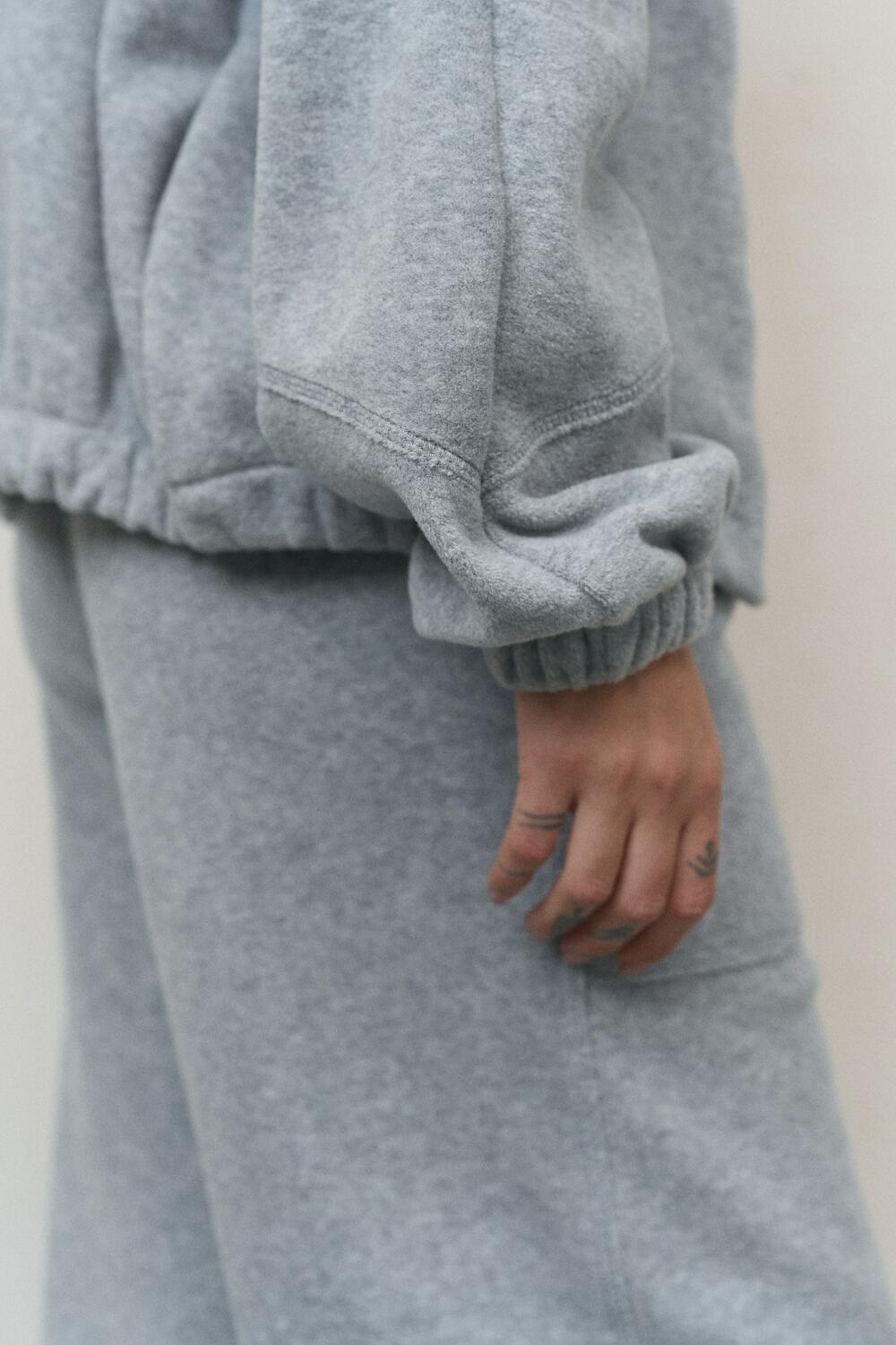 Флісовий костюм Hug Сірий меланж, ХS