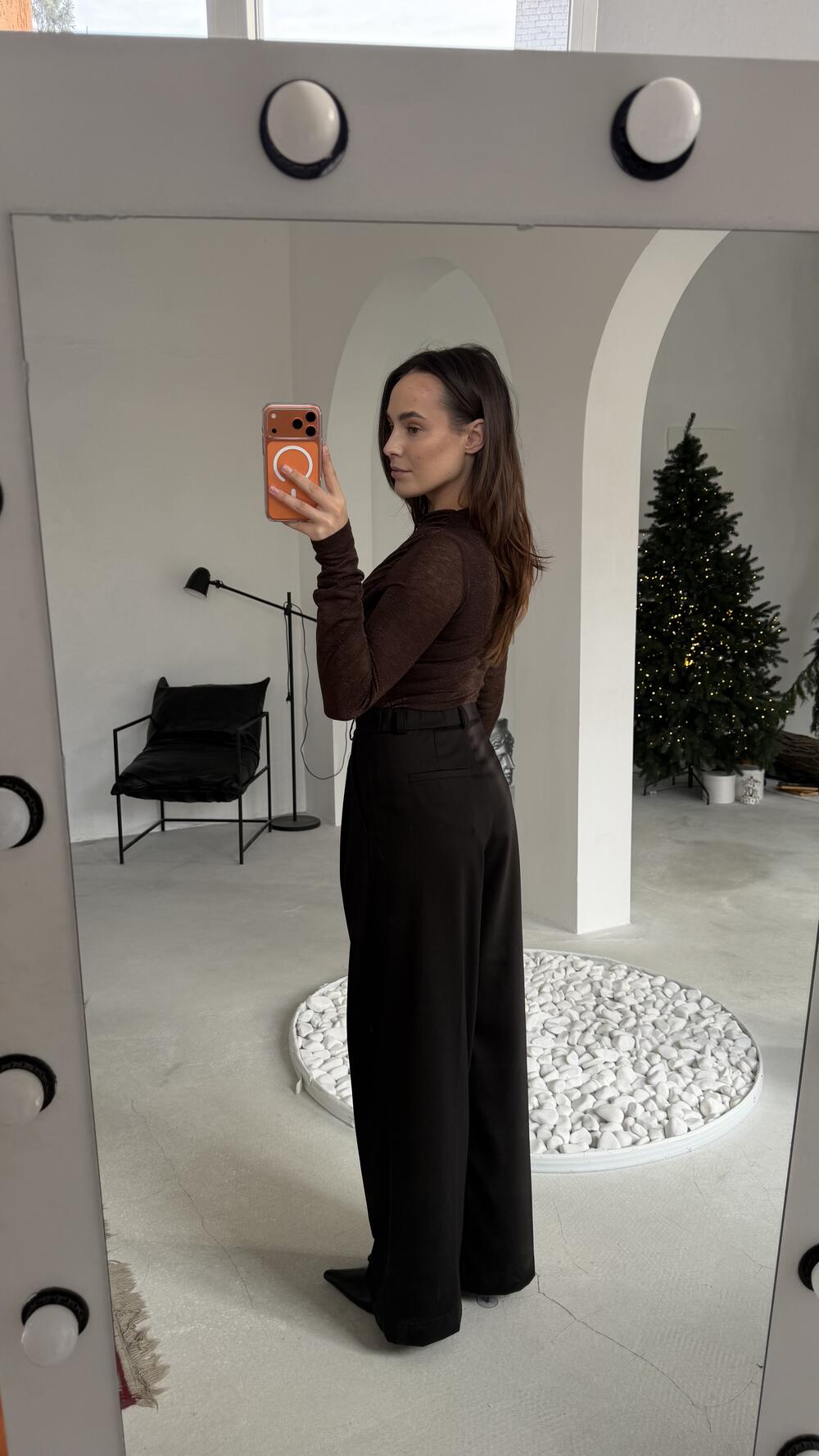 Боді з люрексом LD3877 Шоколадний, STD(Сандарт)