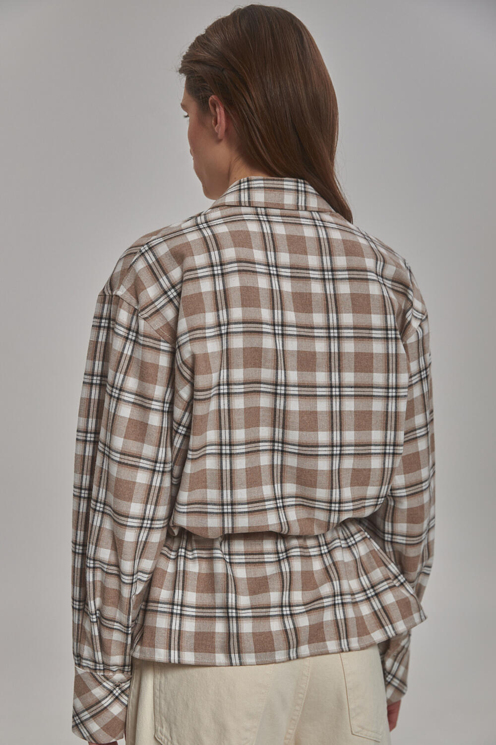 Сорочка Енбер Бежево-молочна, S