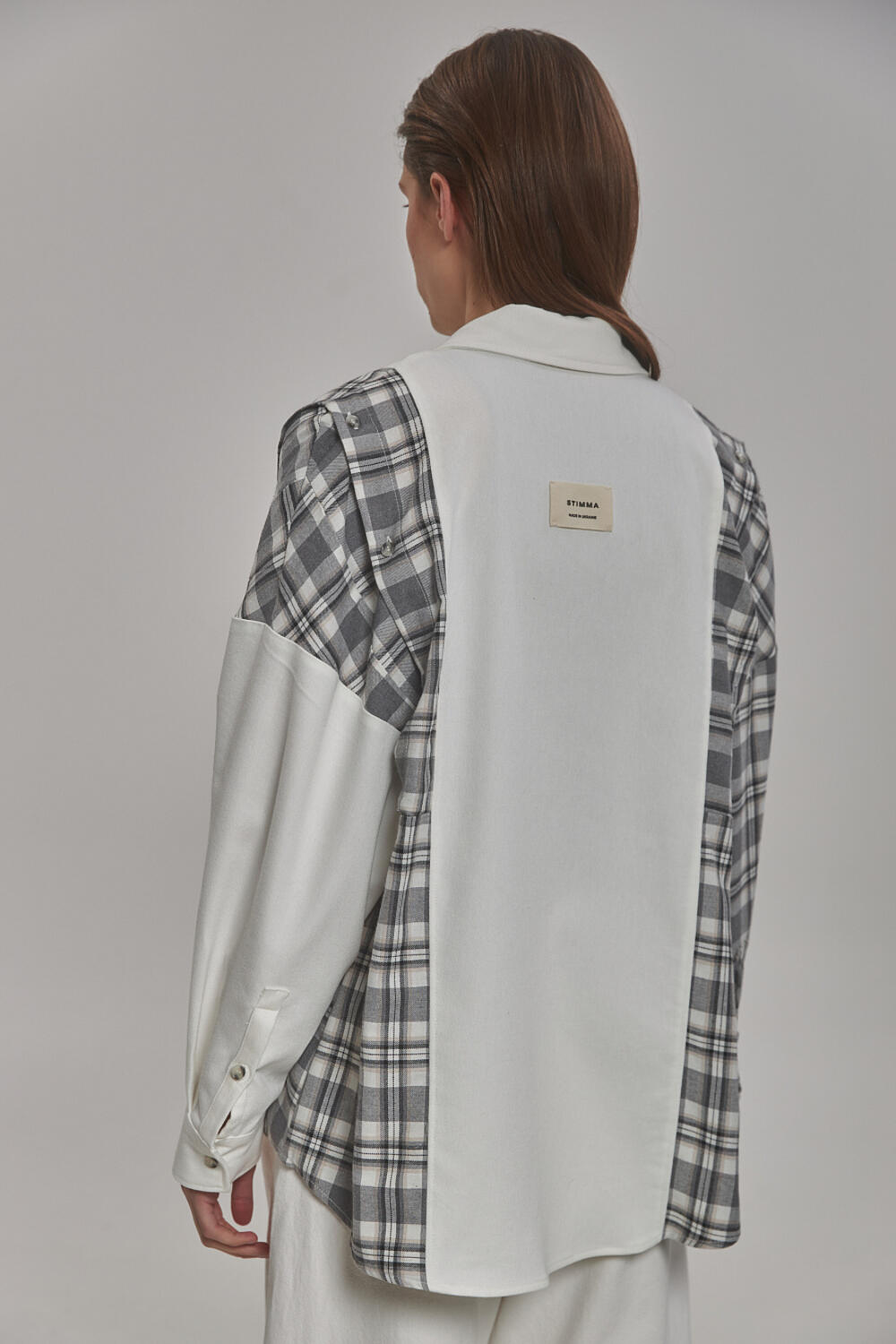 Сорочка Венель сіро-молочний, XS/S