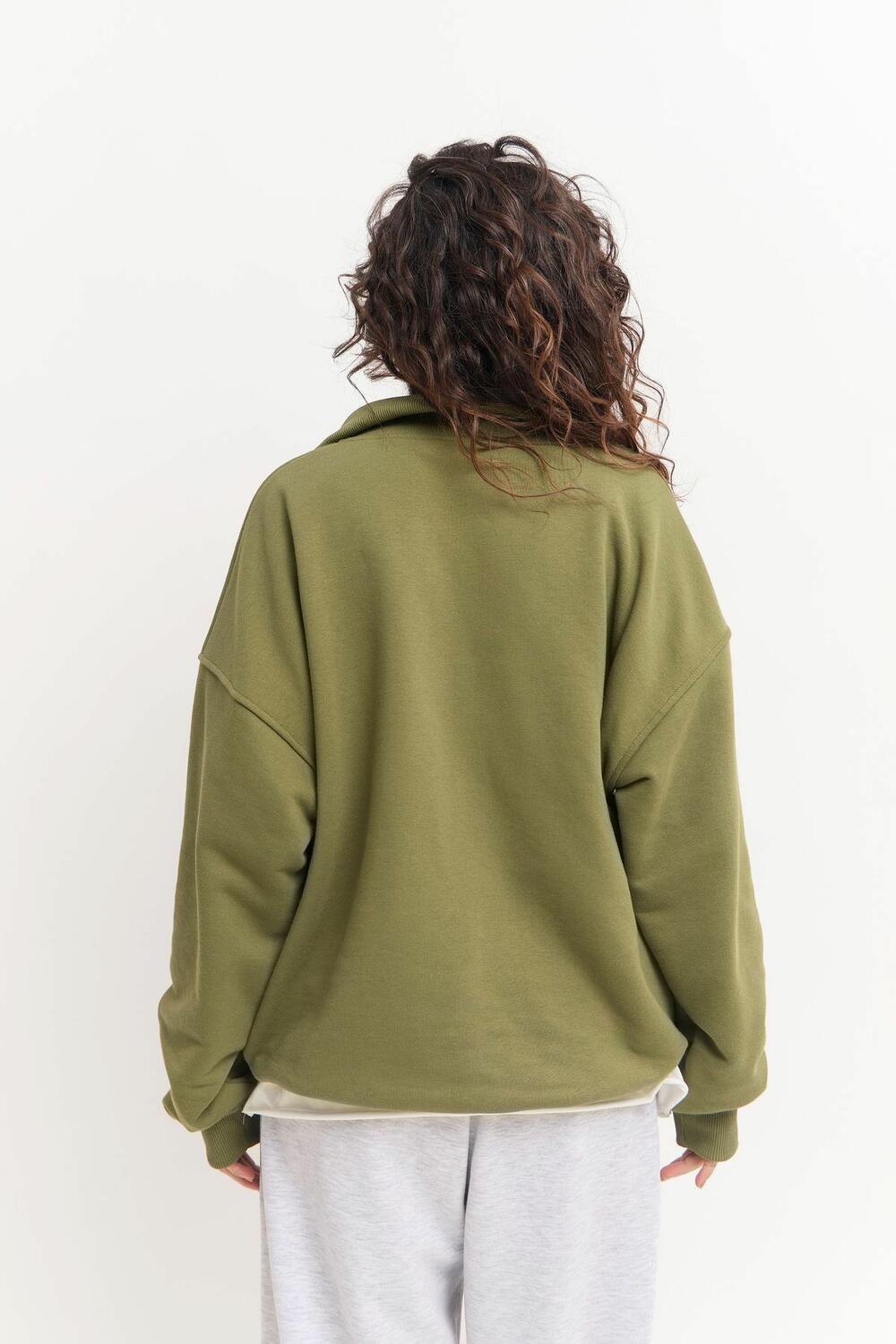 Світшот зіп "soft" be authentic Хаккі, one size