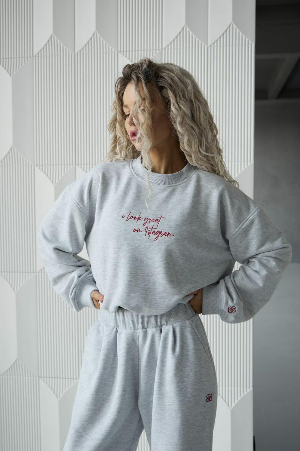 Світшот BEVERLY "I look great on Instagram" 