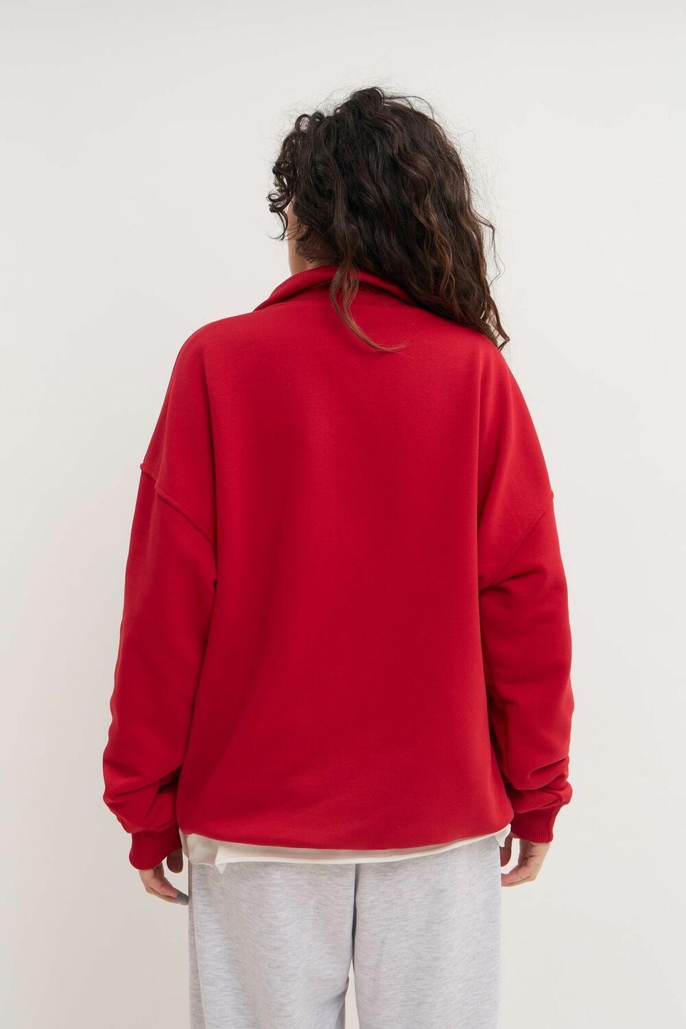 Світшот зіп "soft" be authentic Червоний, one size