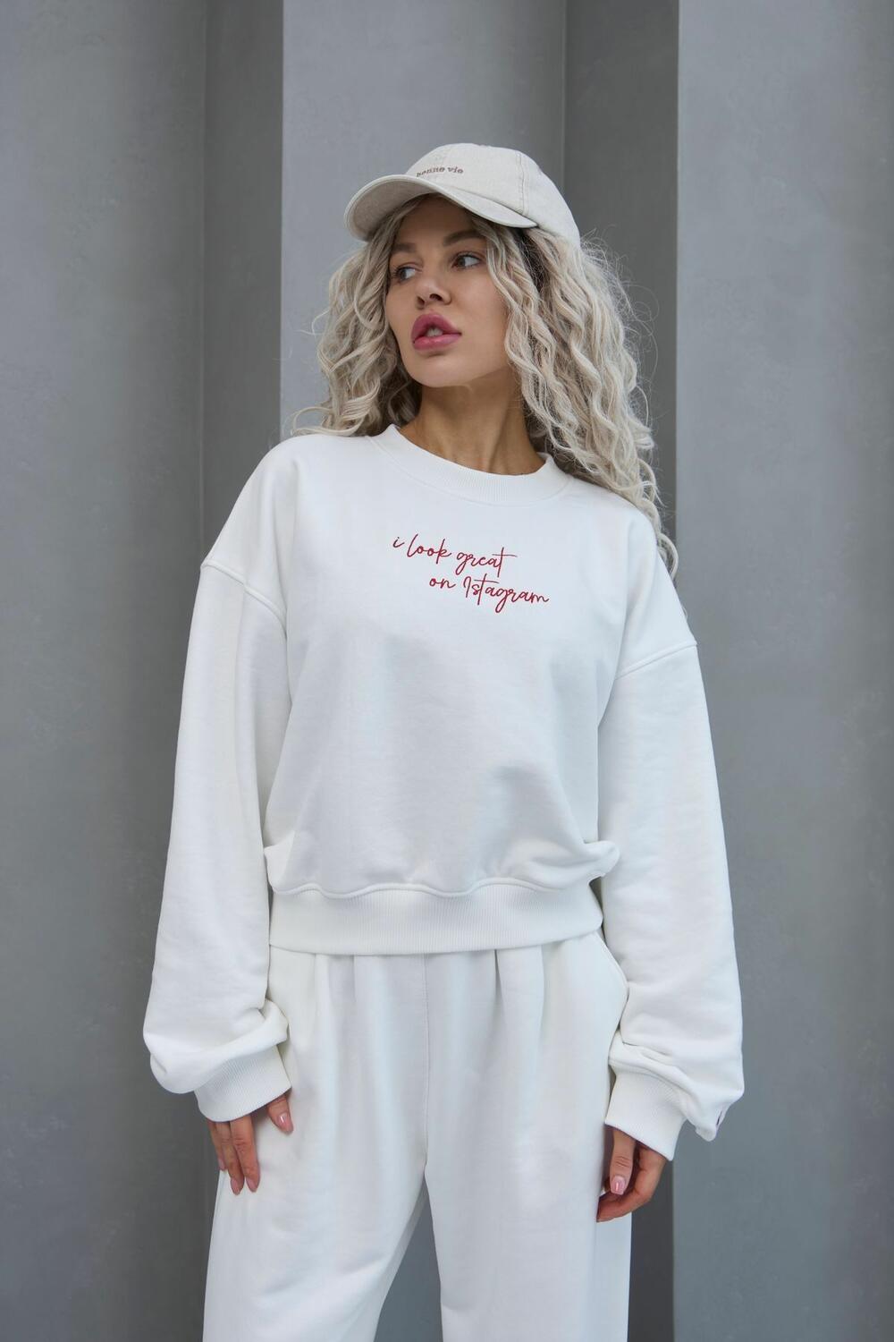 Світшот BEVERLY "I look great on Instagram" 