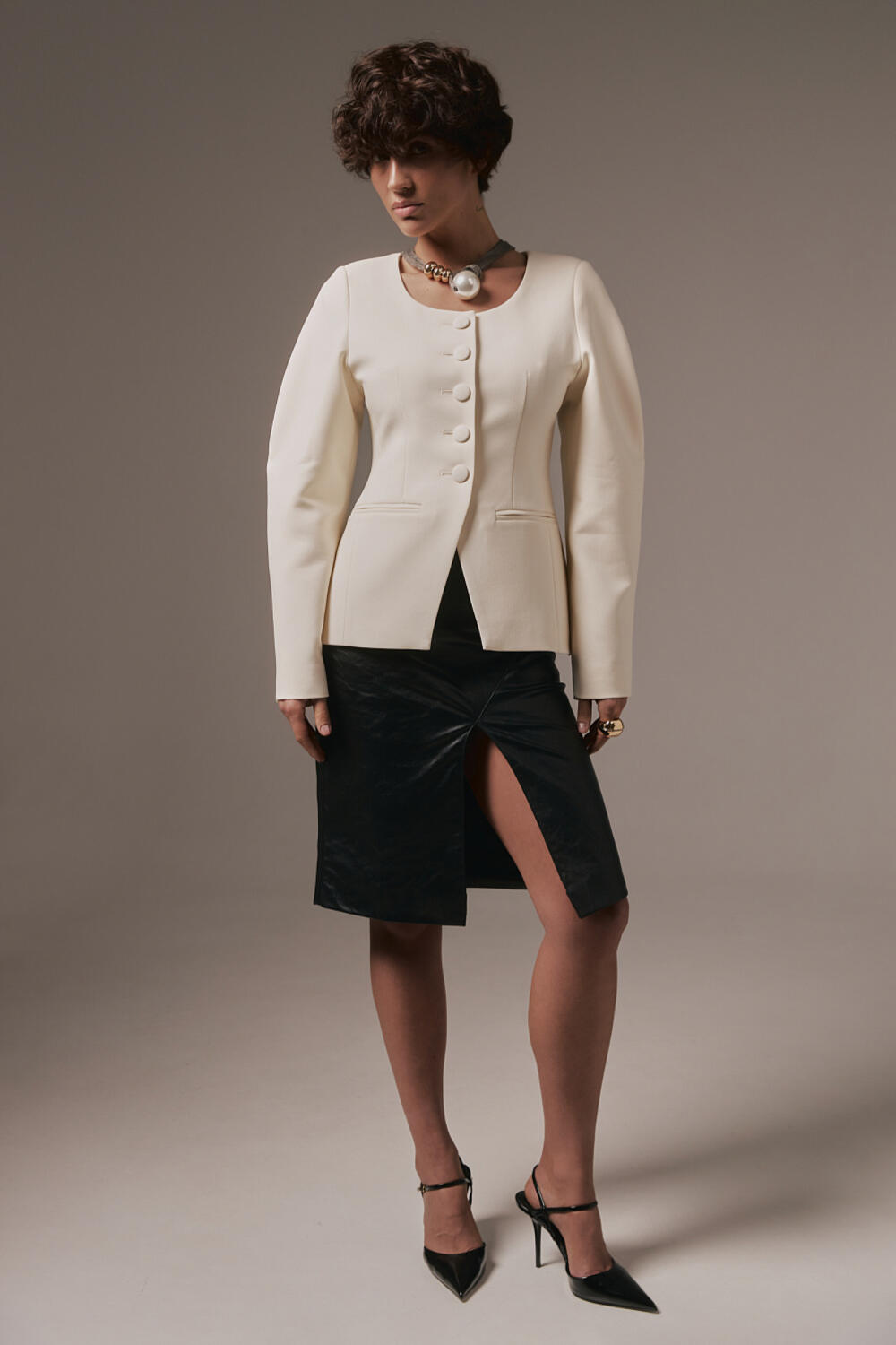 Жакет Аксіс Молочний, M