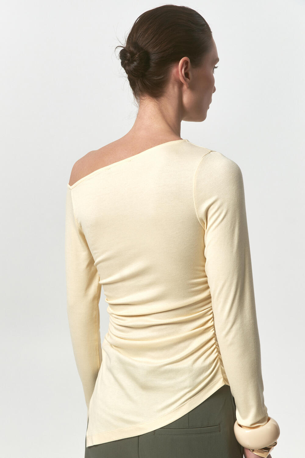 Лонгслів Ектеріс Вершкове масло, ХS