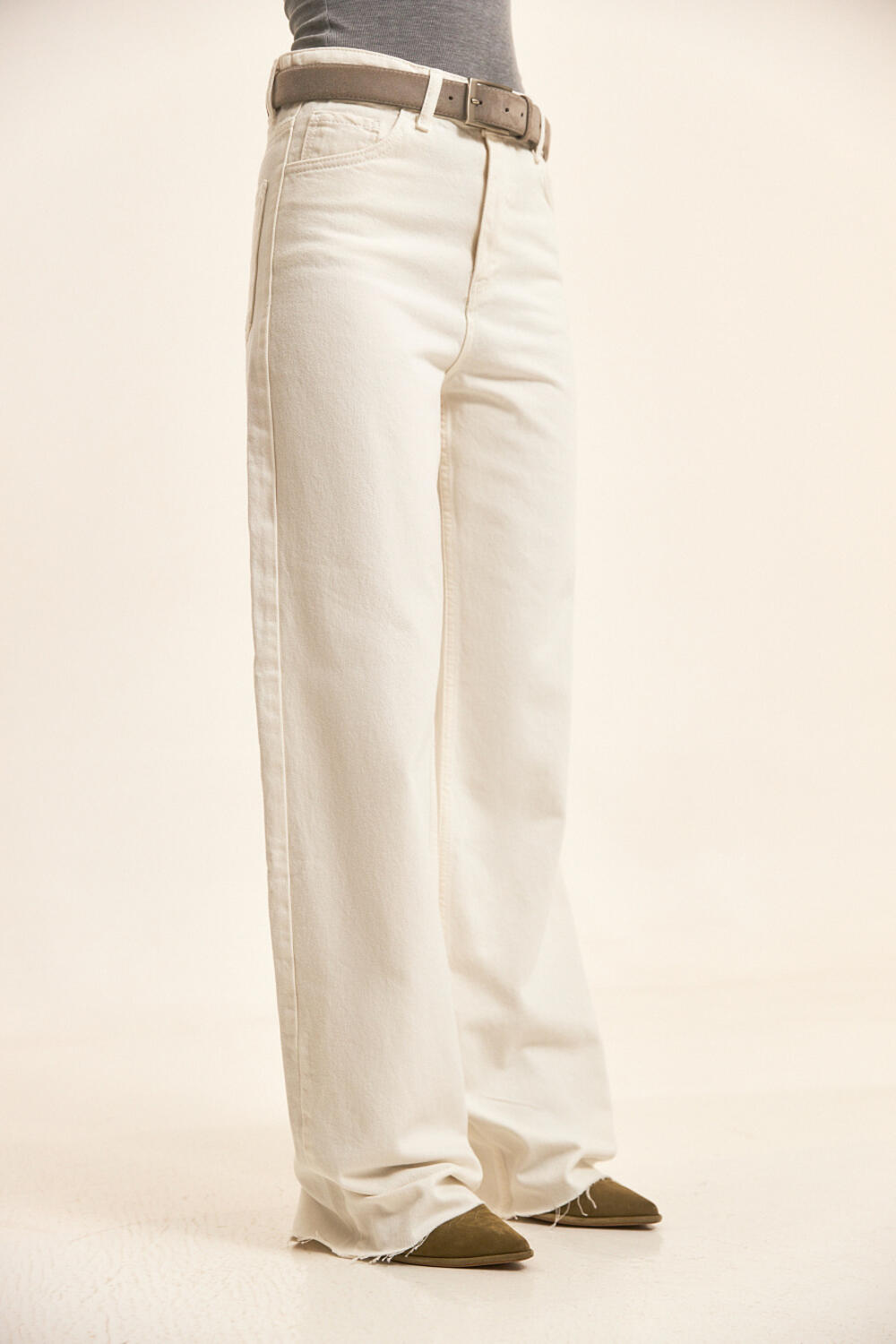 Джинси WIDE LEG (2550) КРЕГО 2 Молочний, 38