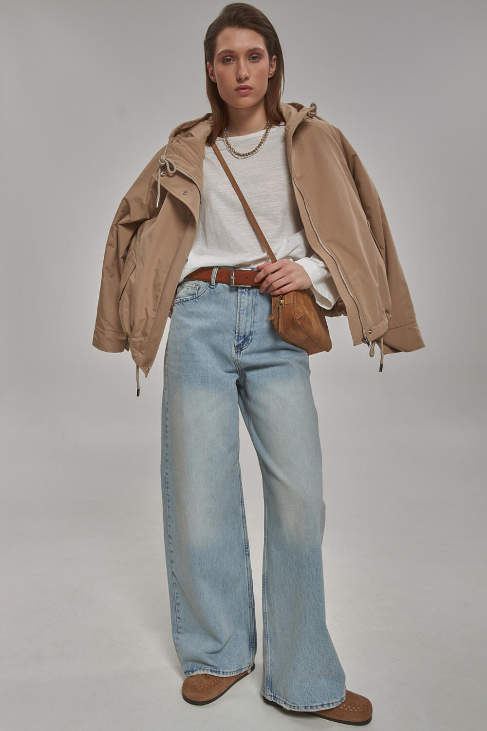 Джинси WIDE LEG (2579) Абельдіс Сіро-блакитний, 40